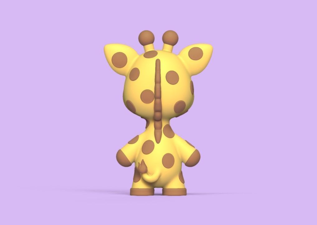 Giraffe Toy 3D print model_4