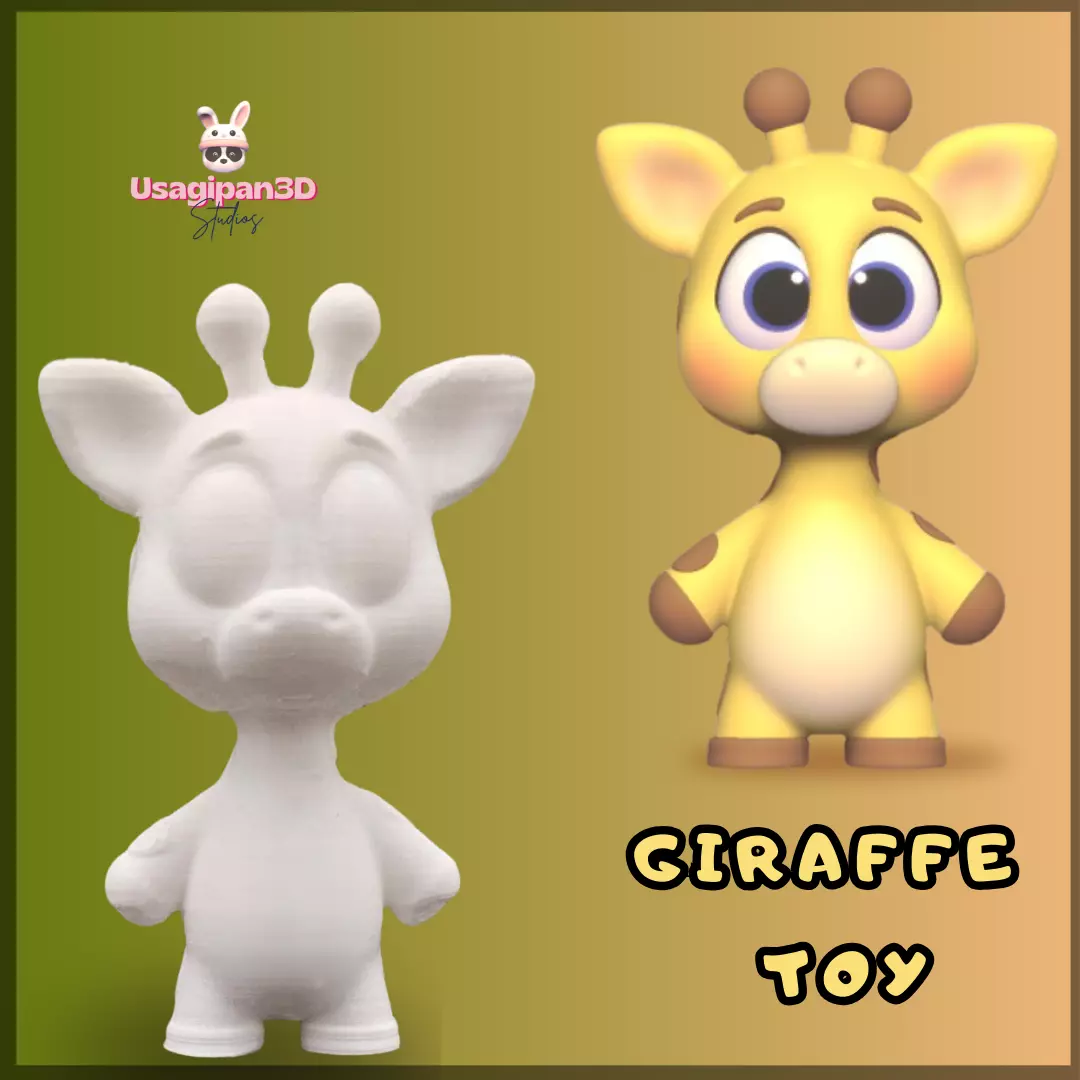 Giraffe Toy 3D print model_0