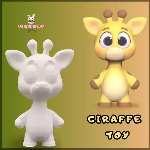 Giraffe Toy 3D print model