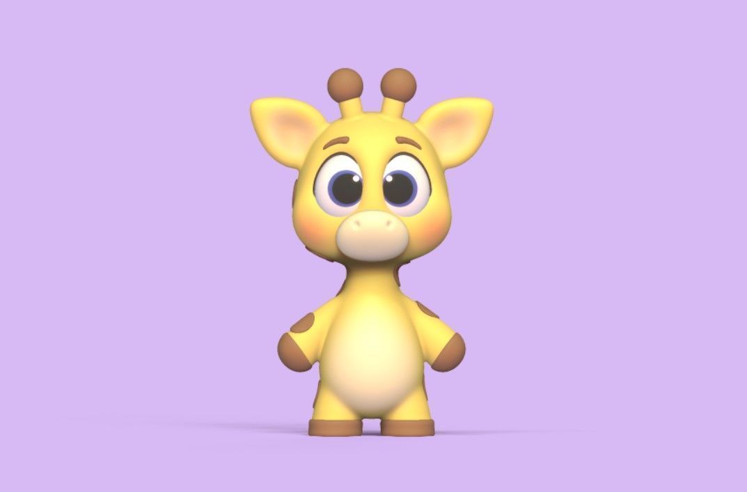 Giraffe Toy 3D print model_1
