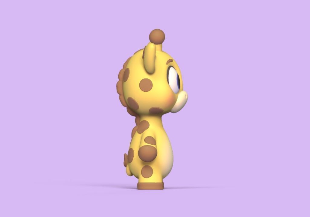 Giraffe Toy 3D print model_3