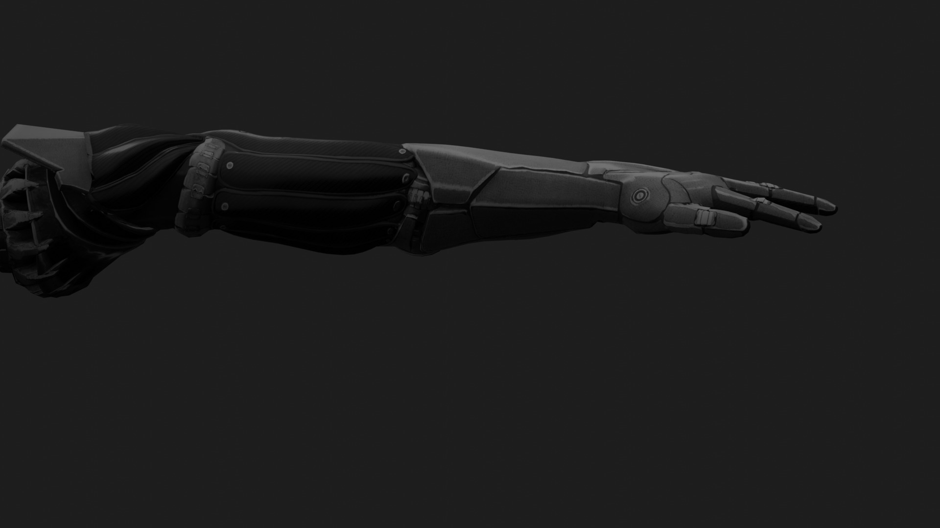 Robotic Human Arm  3D model_19