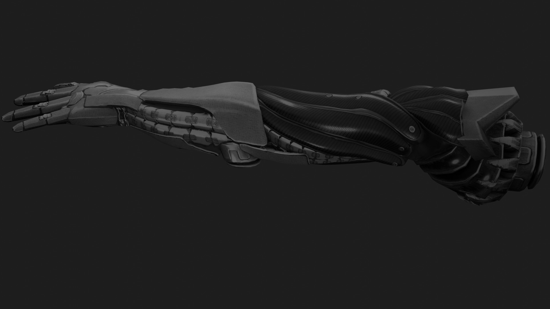 Robotic Human Arm  3D model_17