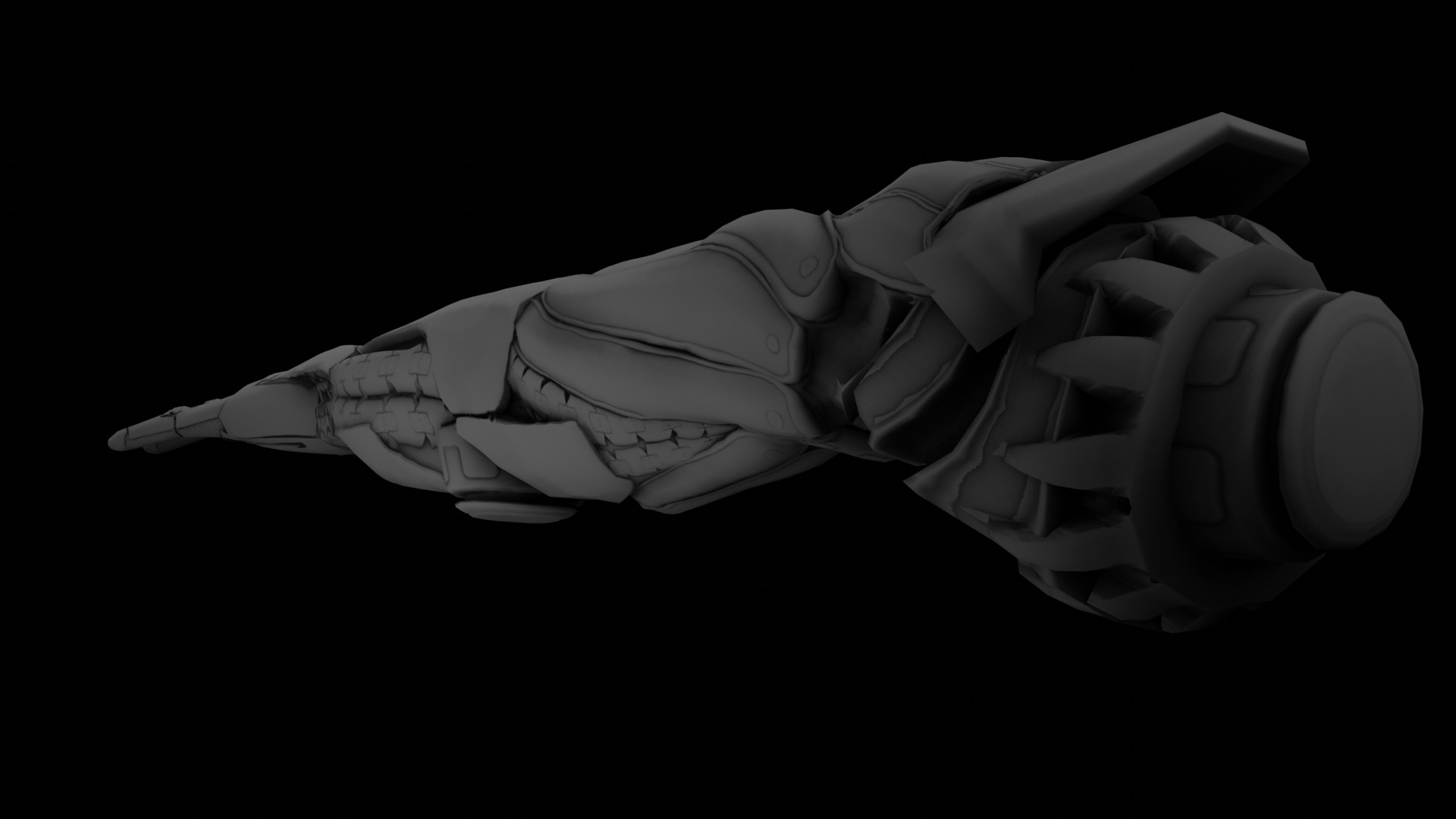 Robotic Human Arm  3D model_10