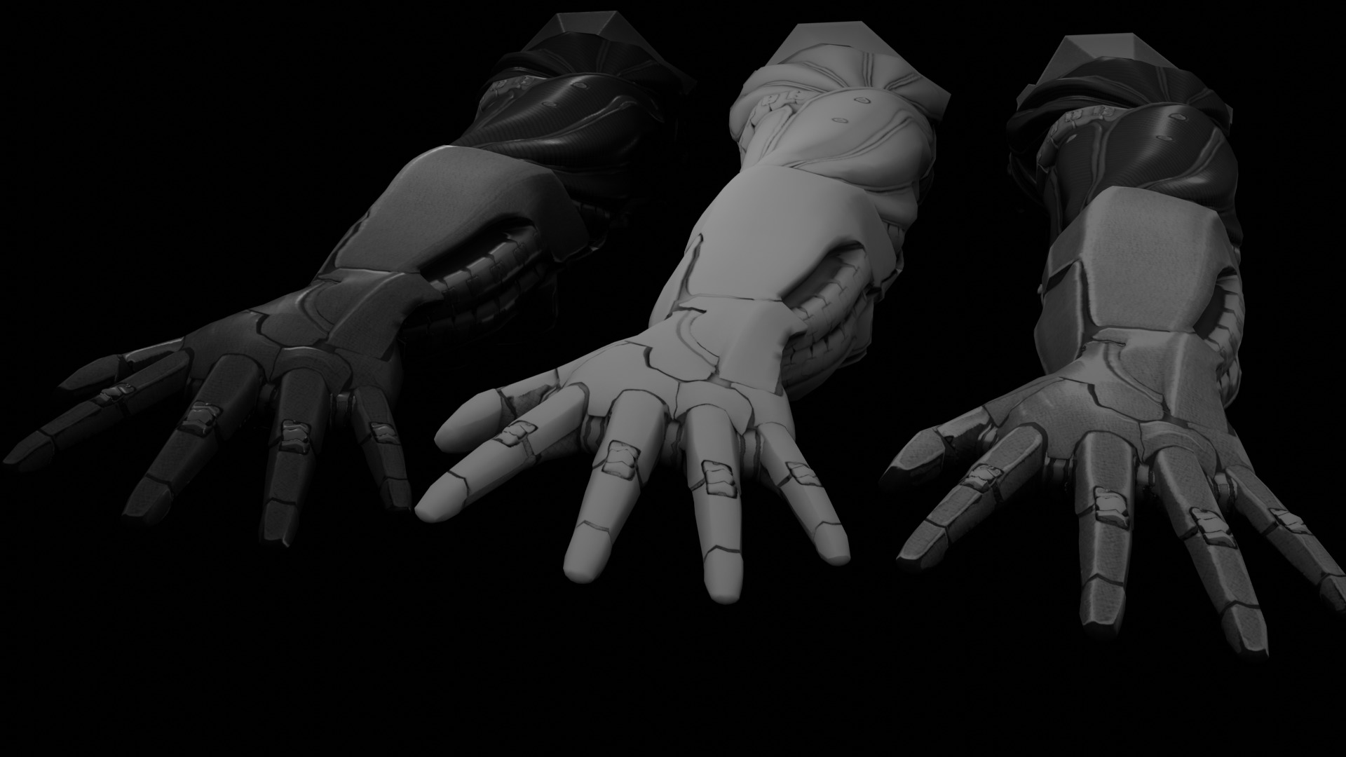 Robotic Human Arm  3D model_2
