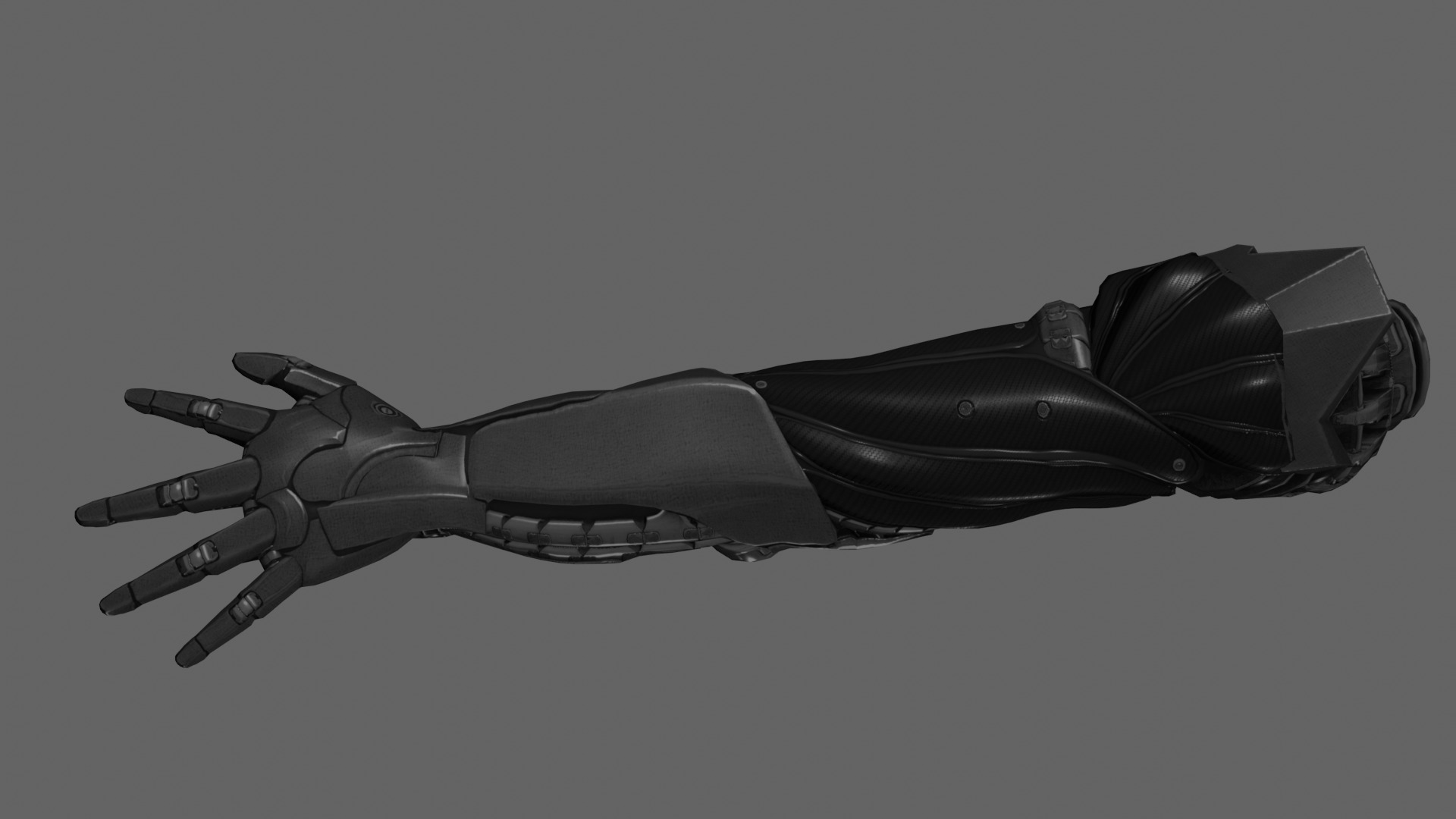 Robotic Human Arm  3D model_11
