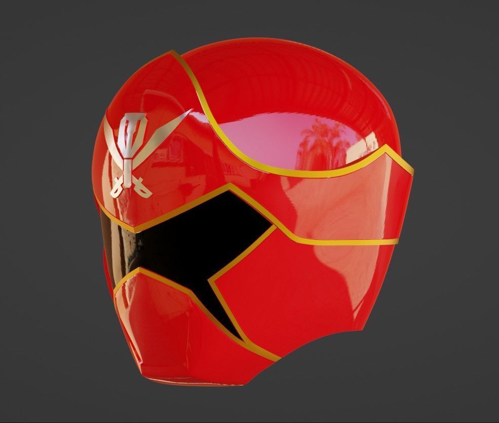Kaizoku Sentai Gokaiger Red Helmet 3D print model_4