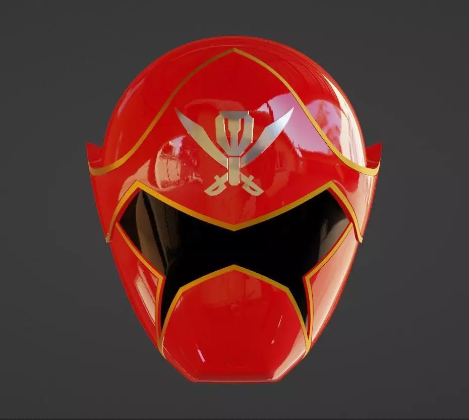 Kaizoku Sentai Gokaiger Red Helmet 3D print model_0