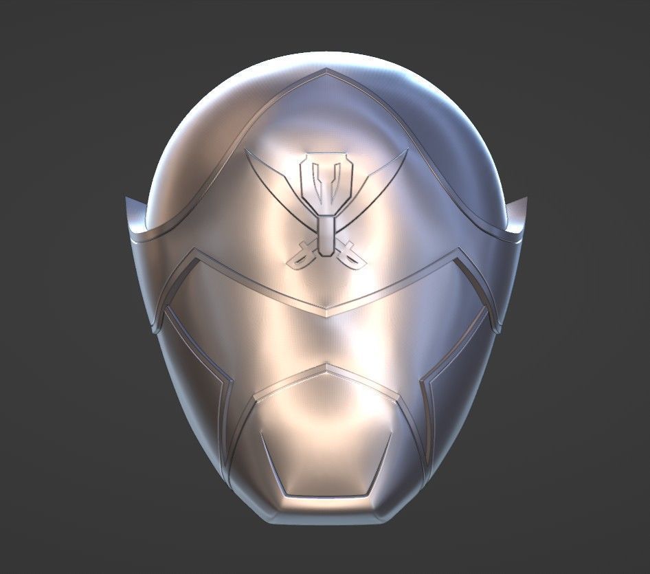 Kaizoku Sentai Gokaiger Red Helmet 3D print model_8