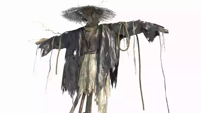 Asian Ancient Scarecrow