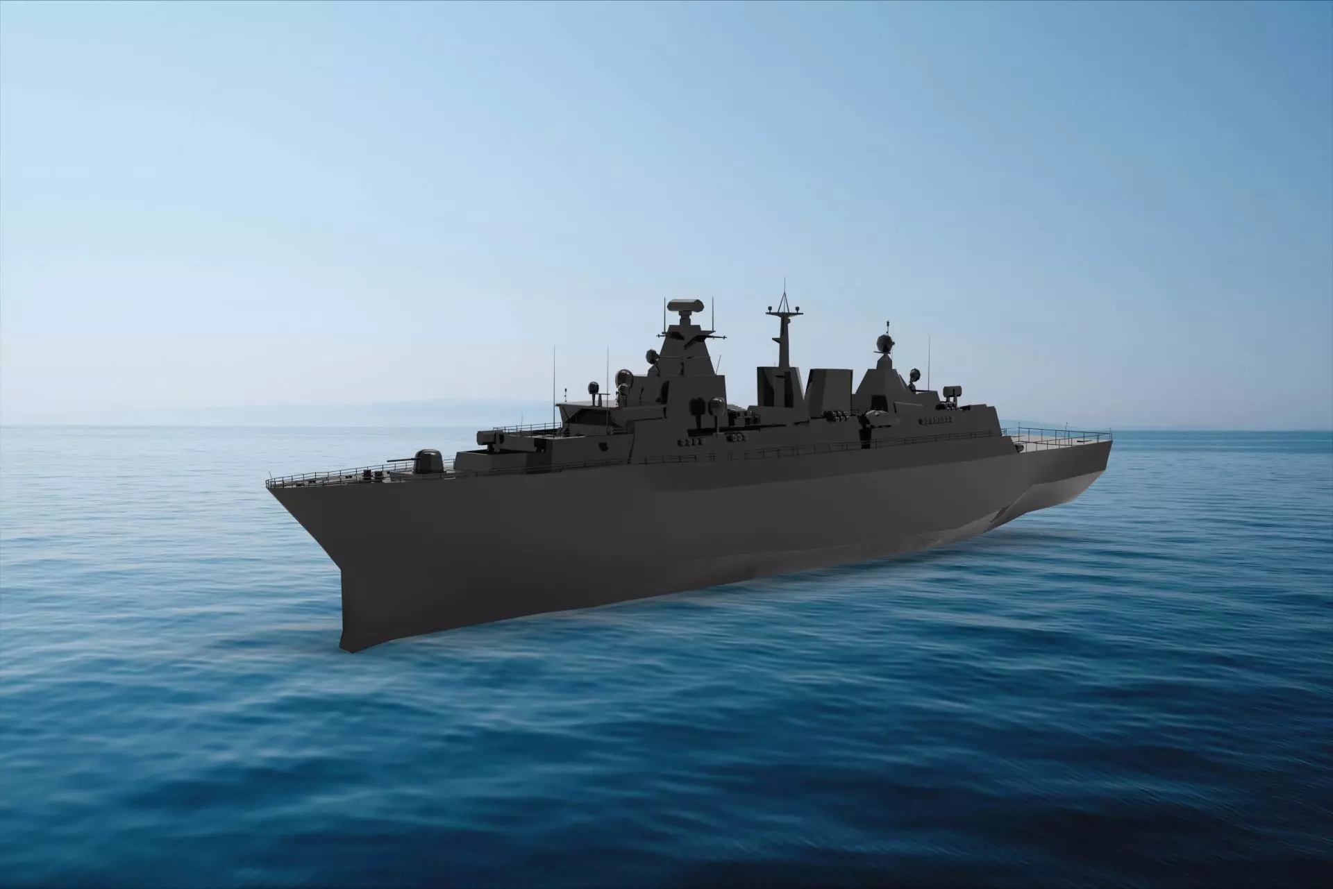 Brandenburg-class battleship 3D model_0