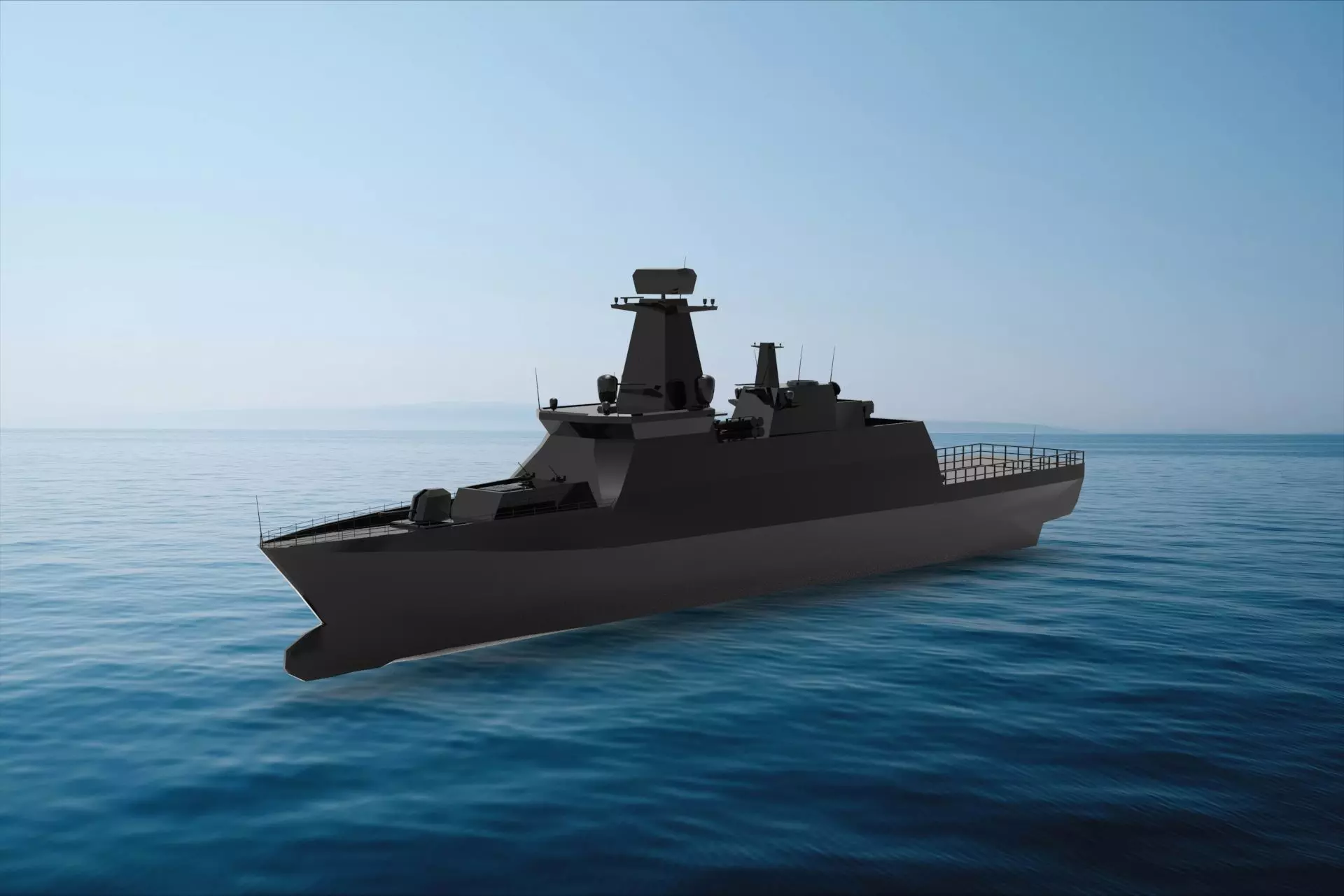 Gawron-class corvette 3D model_0