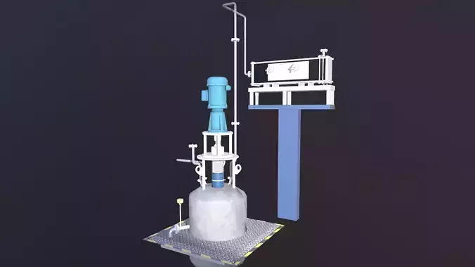Steam Condensate Low-poly 3D model