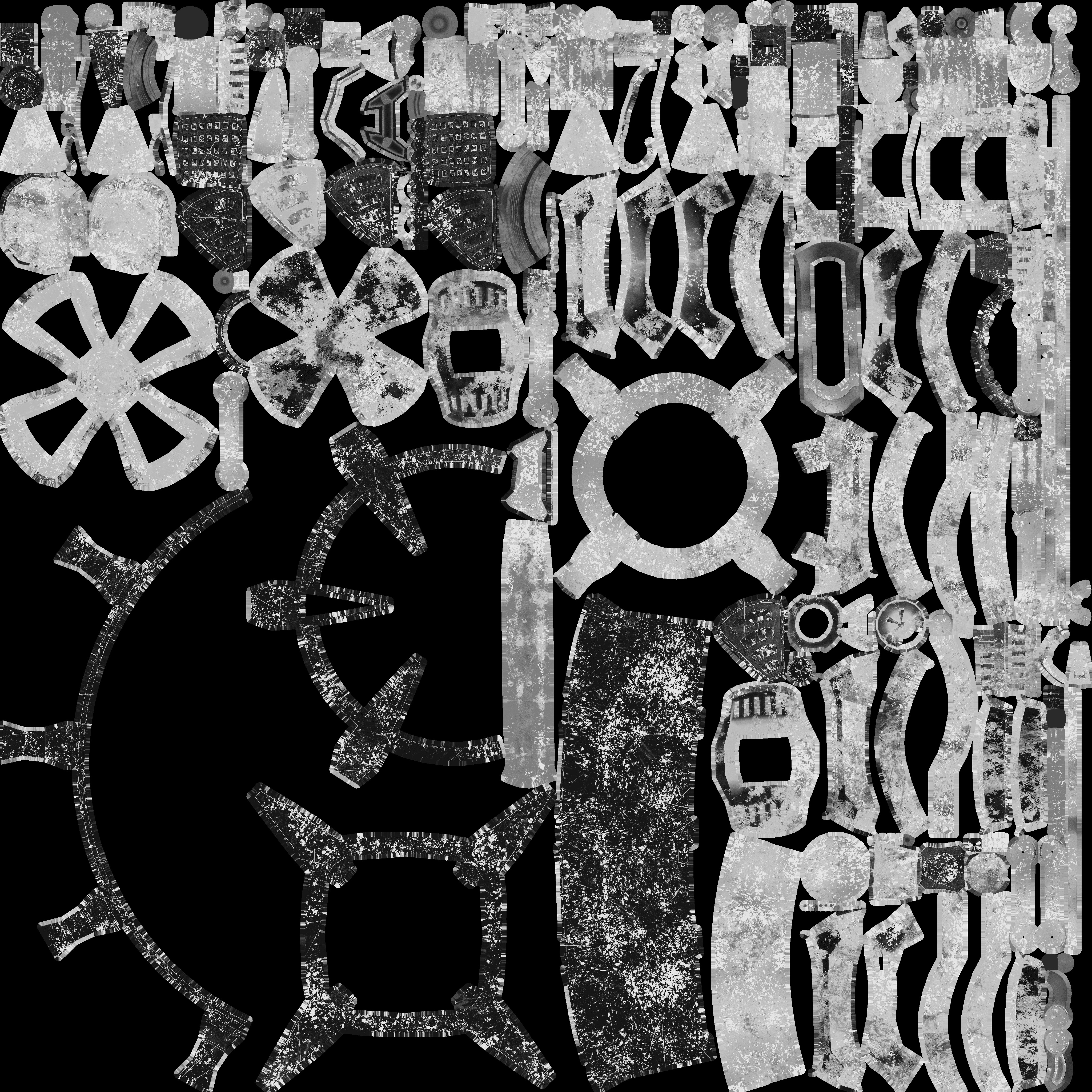 Space Explorer robot Sci Fi game-ready model Low-poly 3D model_16