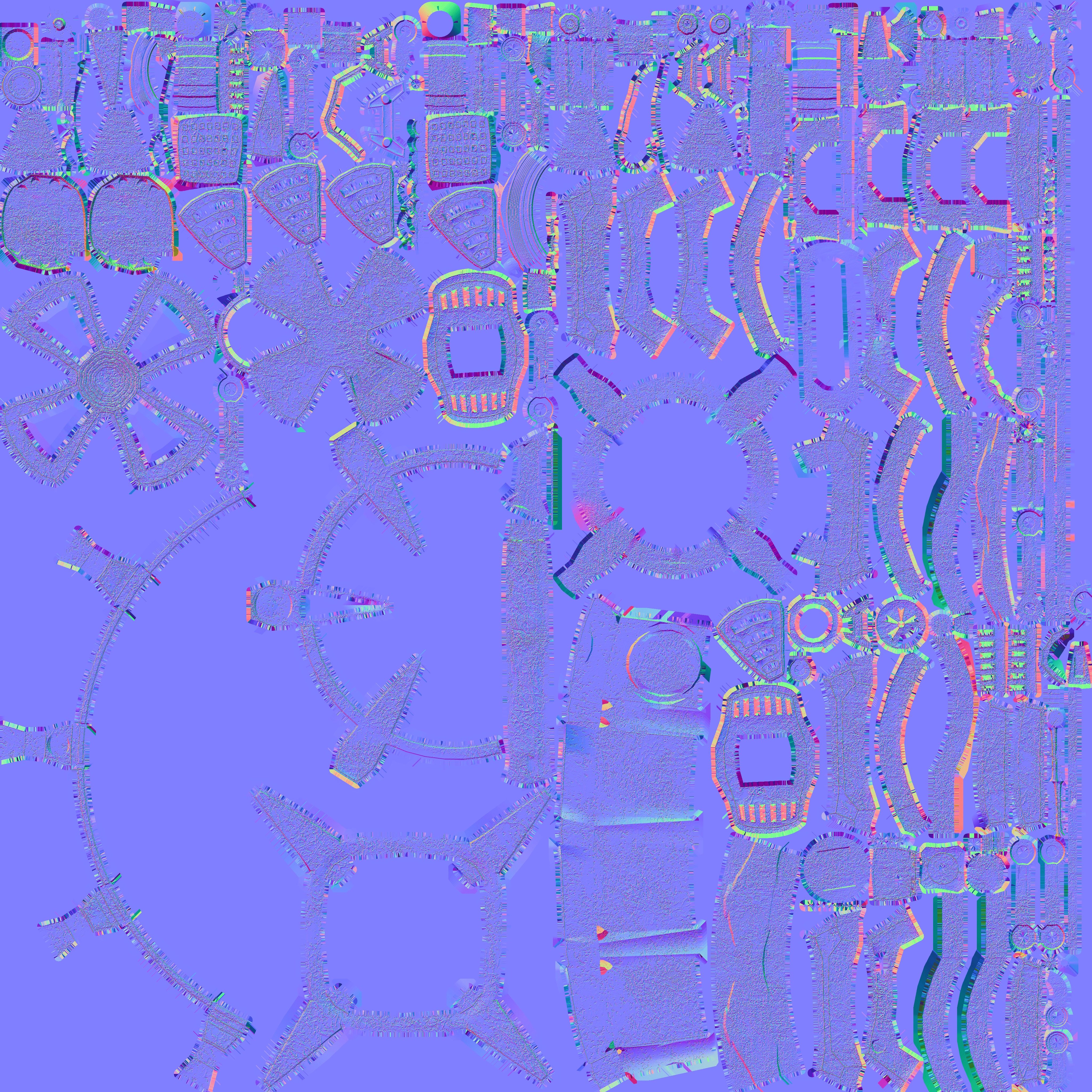 Space Explorer robot Sci Fi game-ready model Low-poly 3D model_14