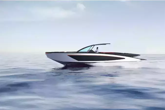Designed 35 Foot Open Boat 3D model
