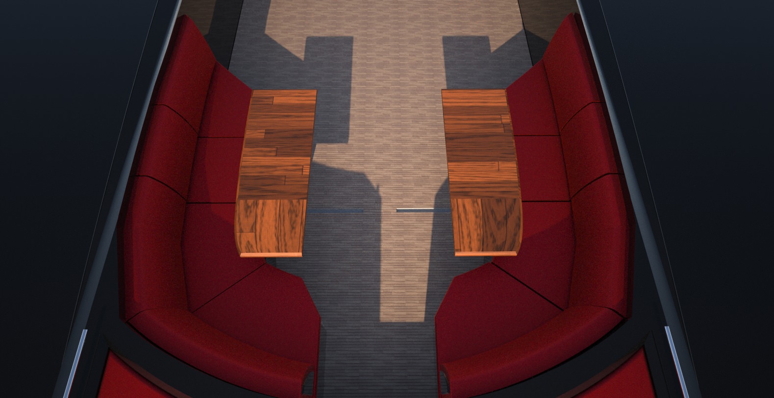 Designed 35 Foot Open Boat 3D model_6