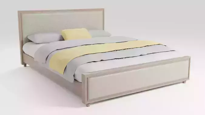 Minimalistic bed with an attractive design