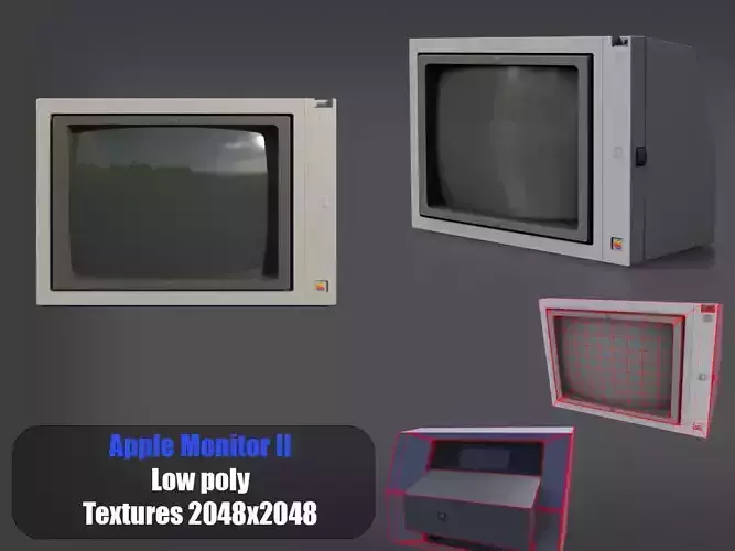 Apple 2 computer  Monitor