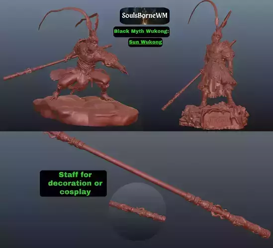 Black Myth Wukong double pack Bonus Wukong Staff and Mug