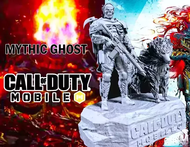 CALL OF DUTY mobile - Mythic Ghost - 3d Print 3D print model
