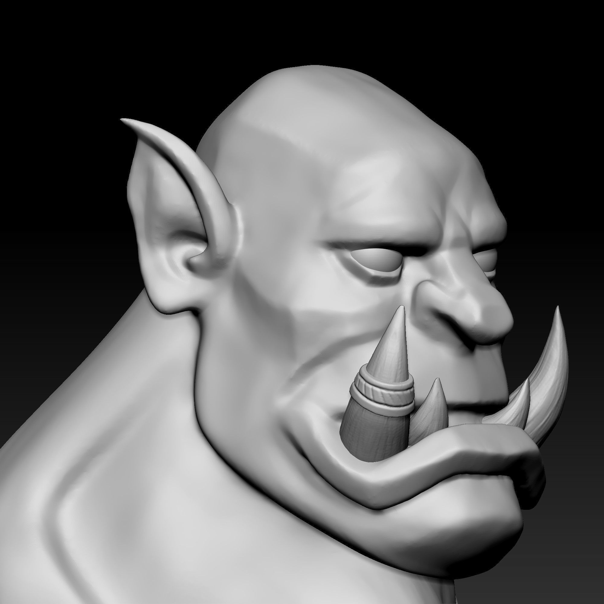Head 030 3D print model_1