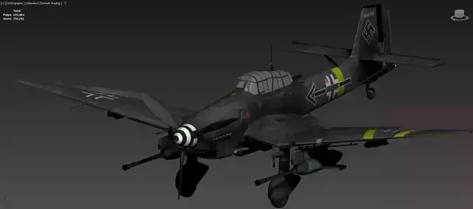 Ju87D - Ju87G2 Stuka 3D model