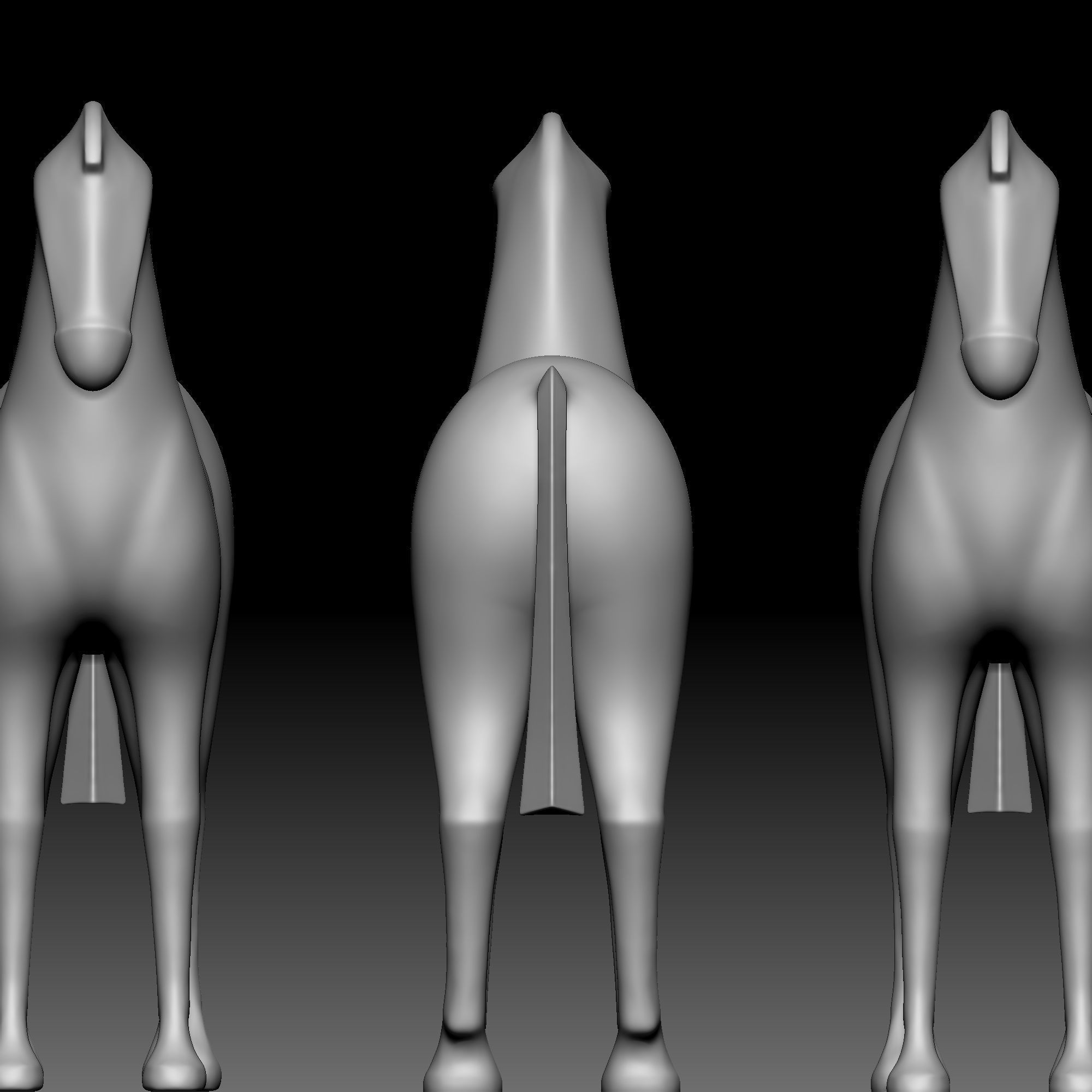 Horse 010 3D print model_6