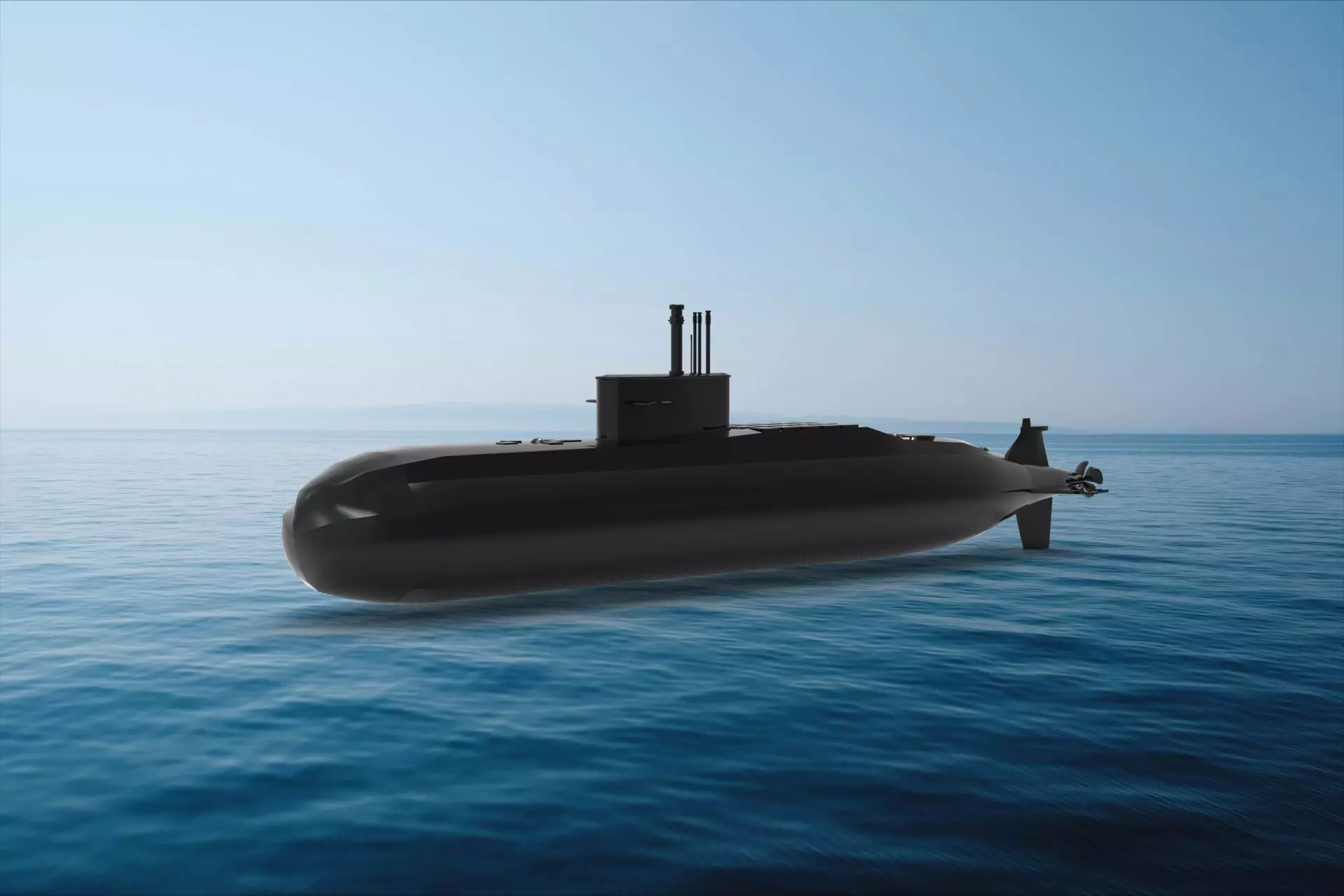 Lada-class submarine 3D model_0