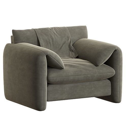 Costes Oversized Armchair 3D model