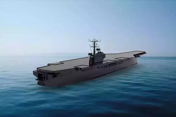 USS Nimitz aircraft carrier 3D model