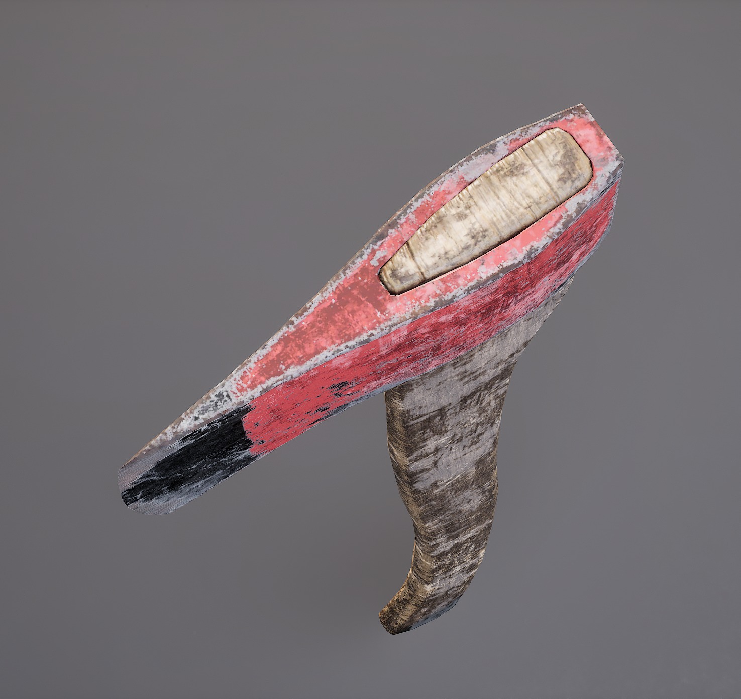 Battleship Powder Bag-Fire Axe-Gun Shell Low-poly 3D model_11