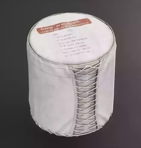 Battleship Powder Bag-Fire Axe-Gun Shell