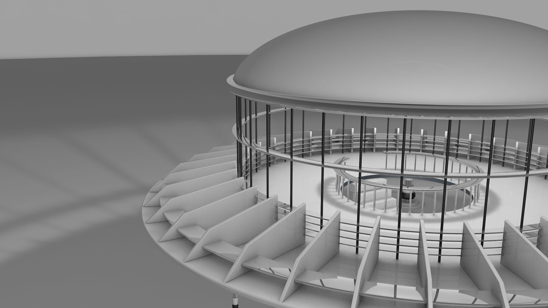 Sci Fi Observation Deck 2 Free 3D model_12
