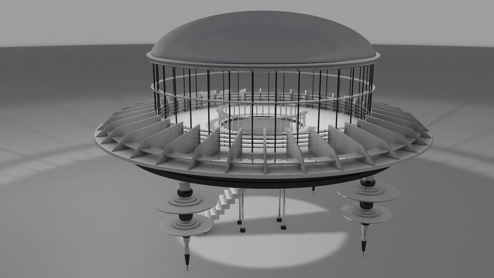 Sci Fi Observation Deck 2 Free 3D model_6