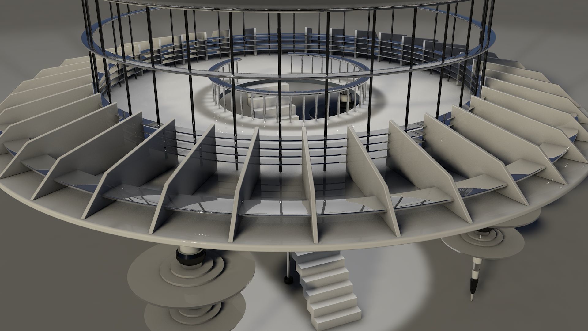 Sci Fi Observation Deck 2 Free 3D model_3