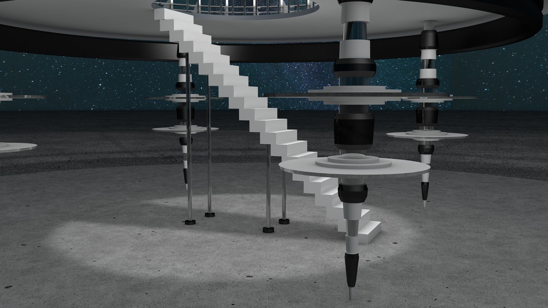 Sci Fi Observation Deck 2 Free 3D model_1