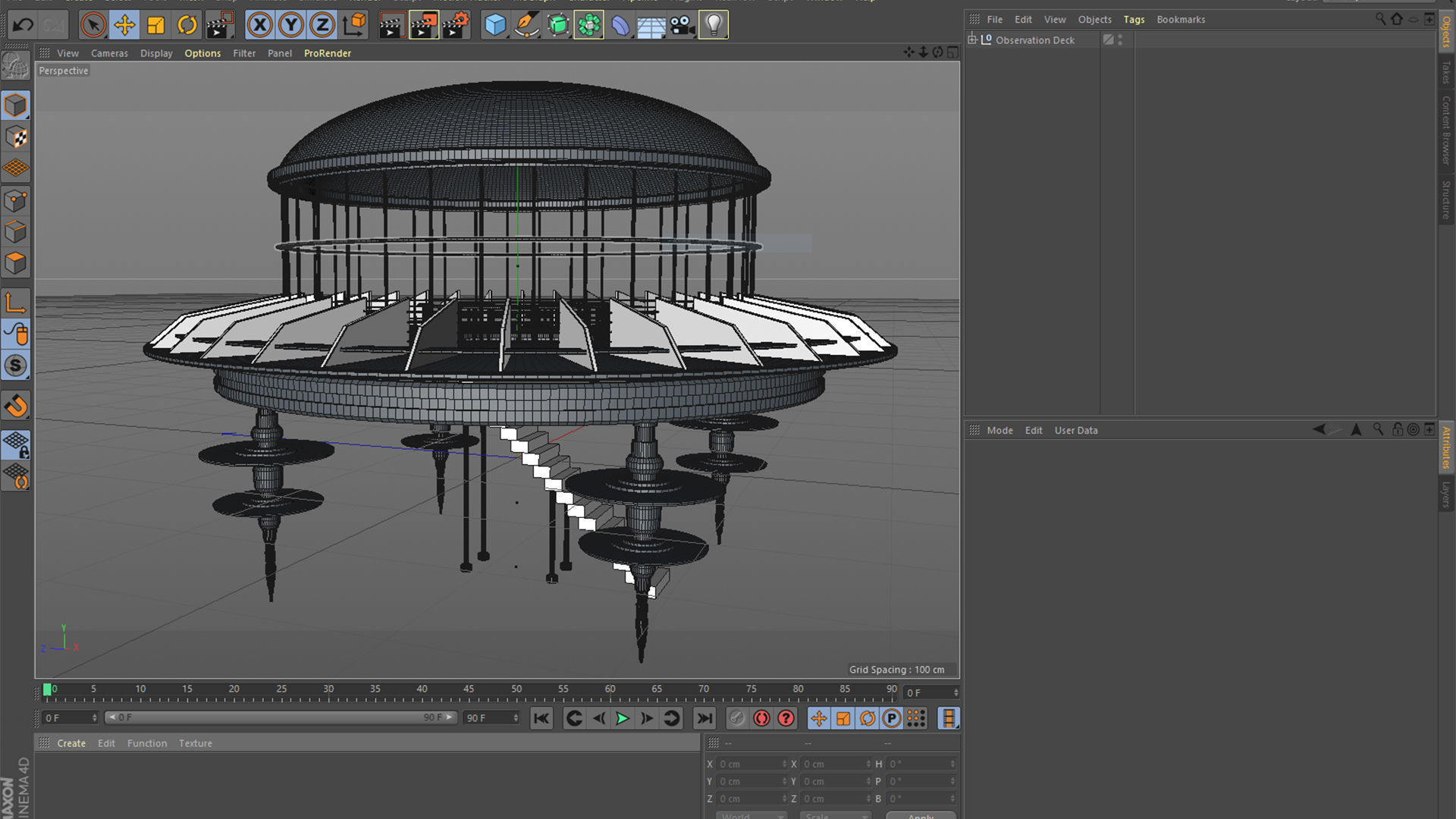 Sci Fi Observation Deck 2 Free 3D model_13