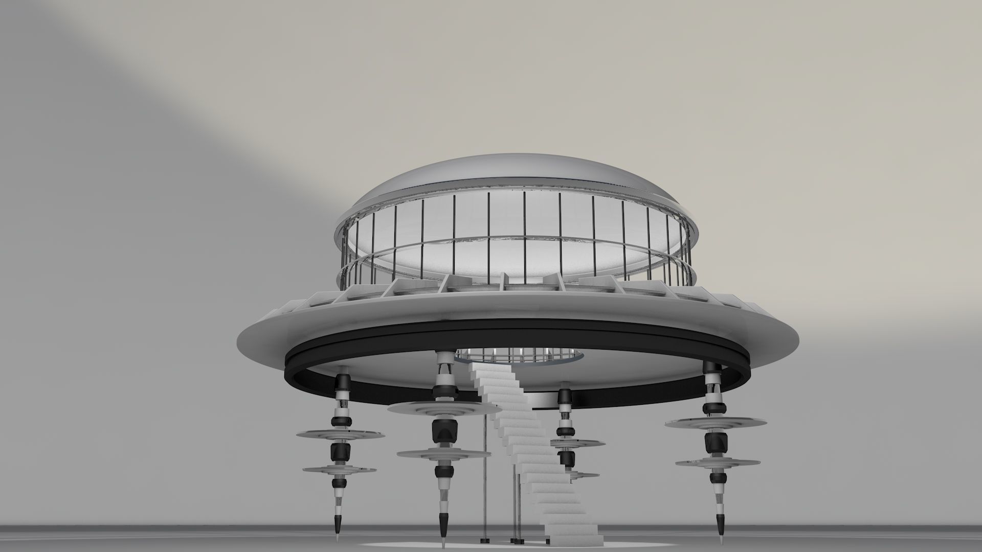 Sci Fi Observation Deck 2 Free 3D model_5