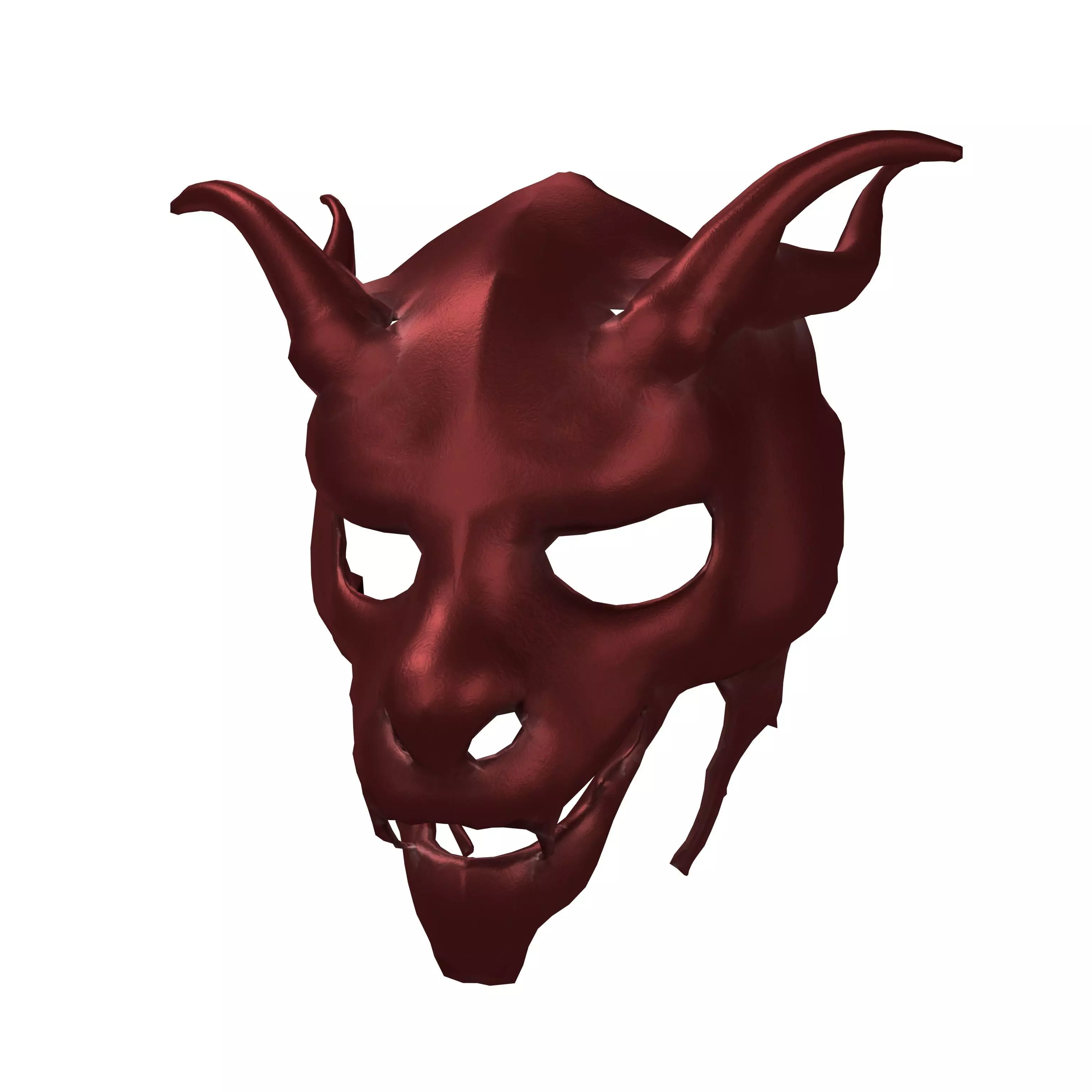Oriental Dragon Mask v1 001 Low-poly 3D model_0