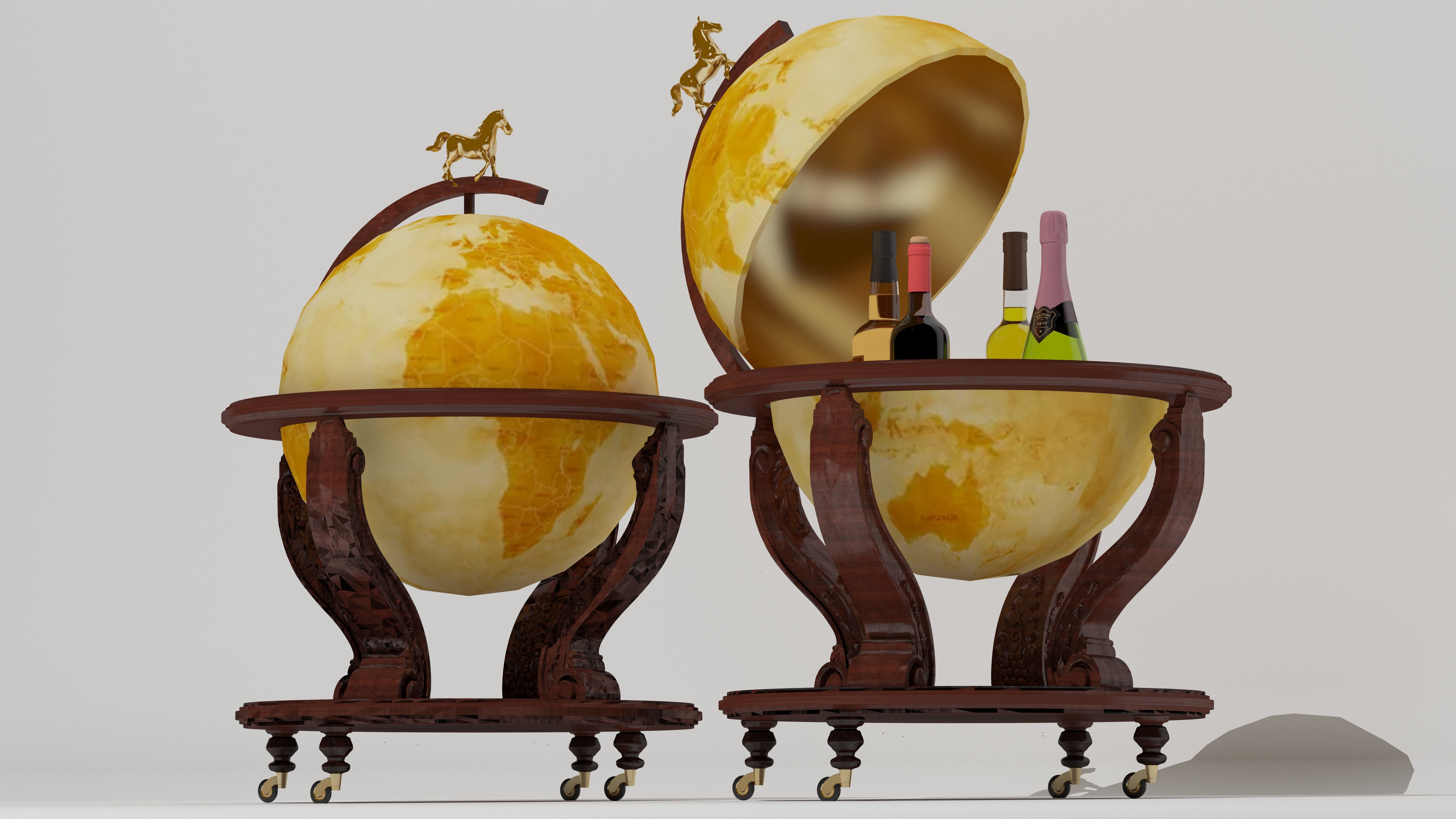 Mini Bar  3D model_6