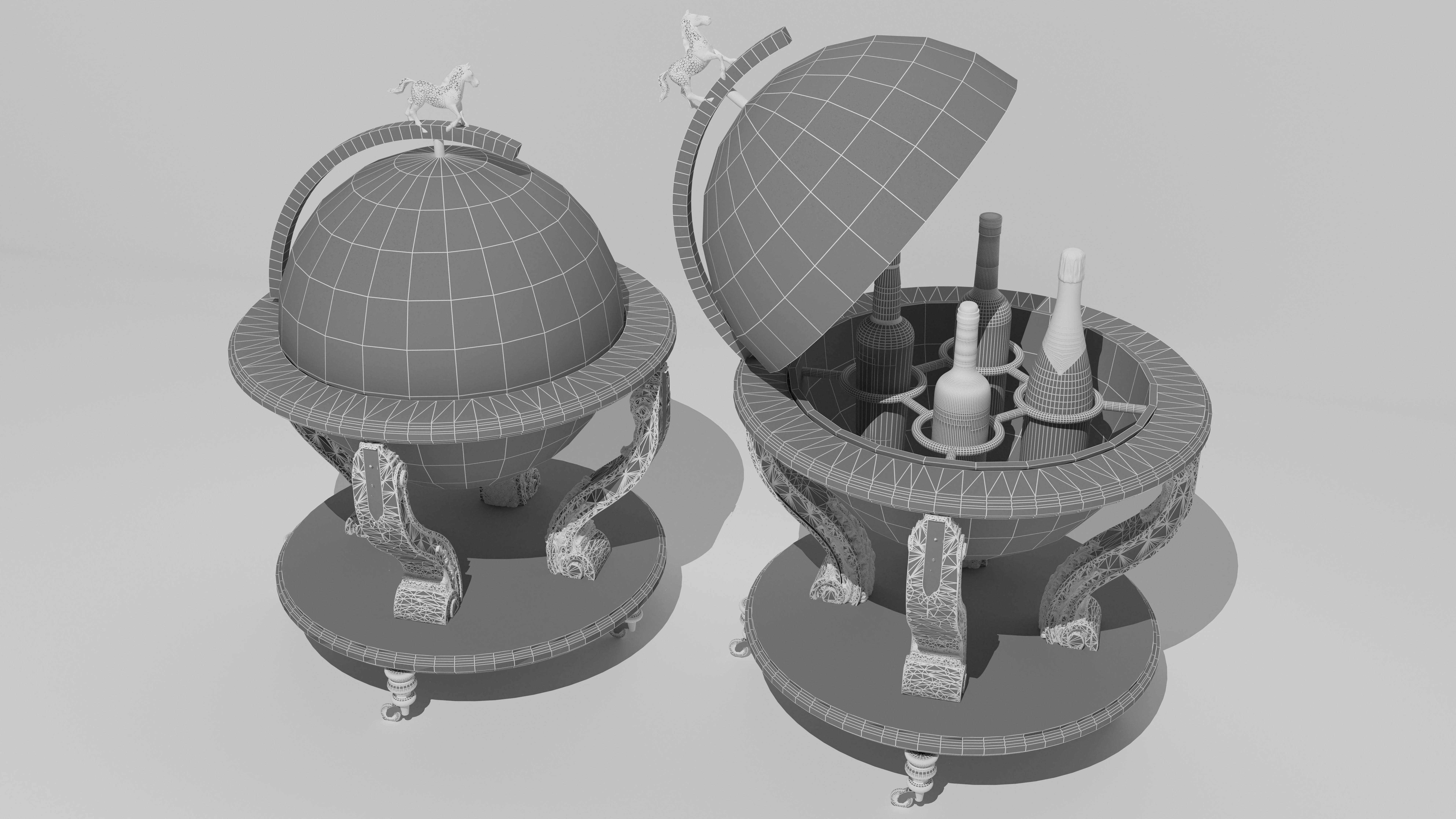 Mini Bar  3D model_17