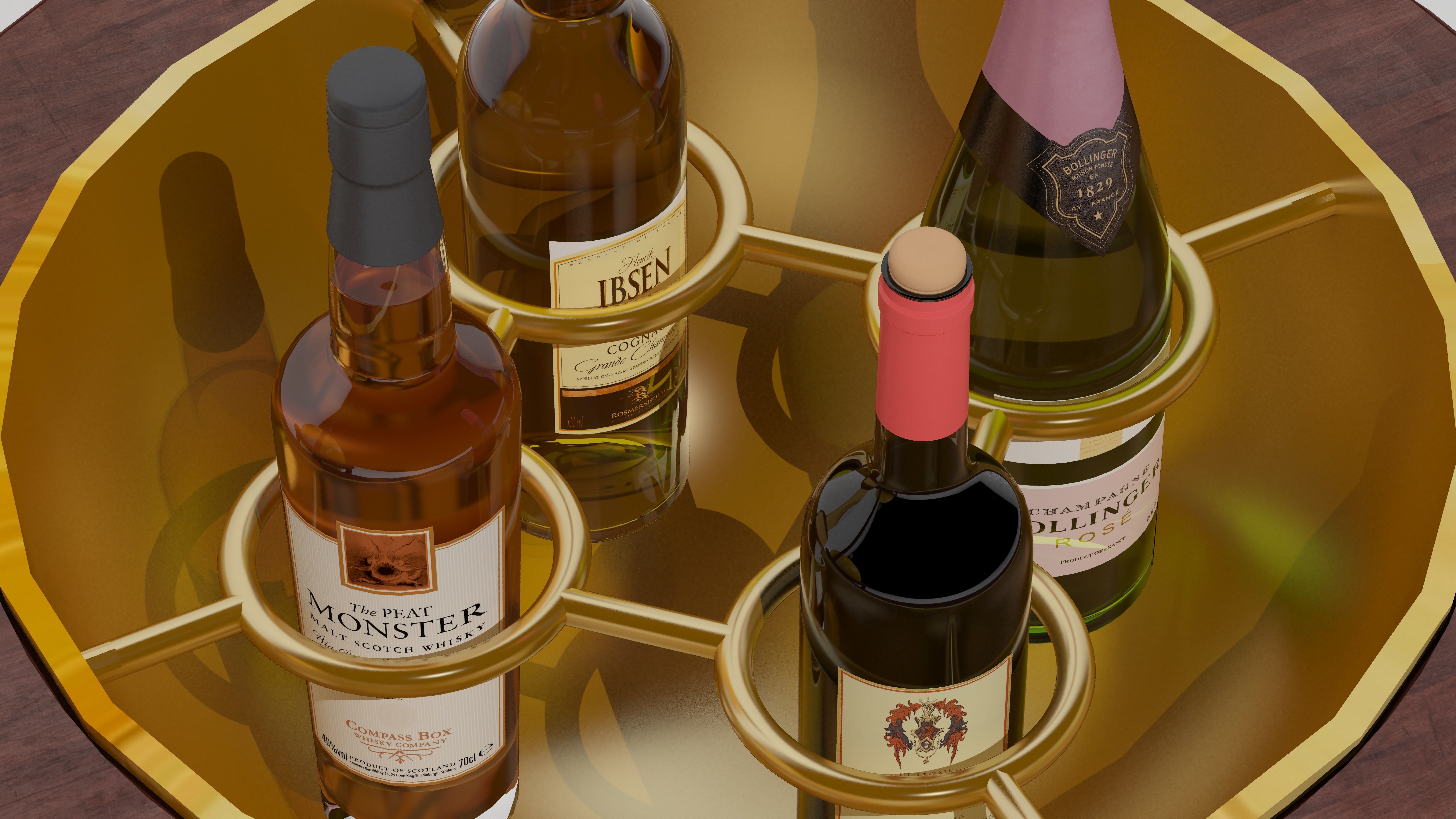 Mini Bar  3D model_4