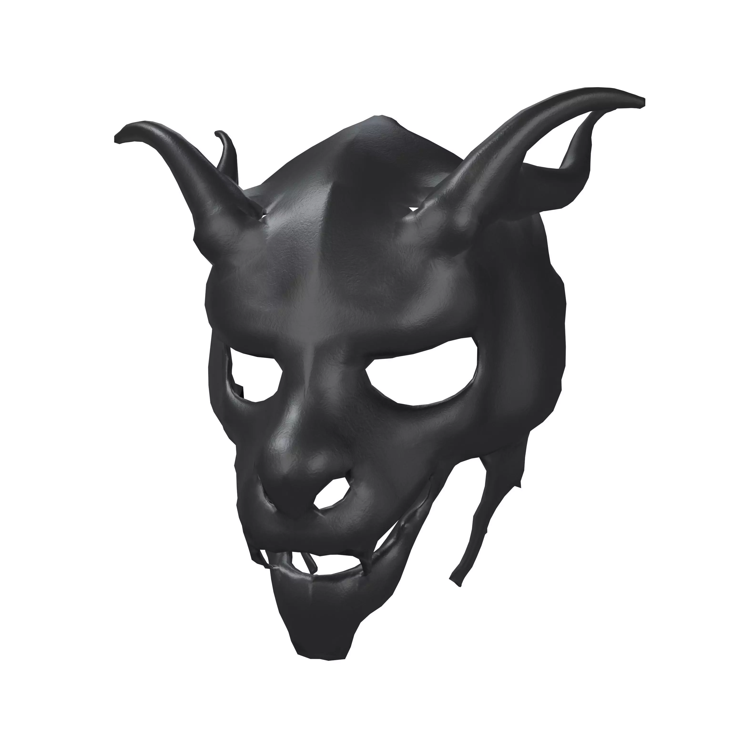 Oriental Dragon Mask v1 003 Low-poly 3D model_0