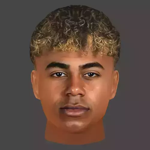 Lamine Yamal Head - Low poly head for game