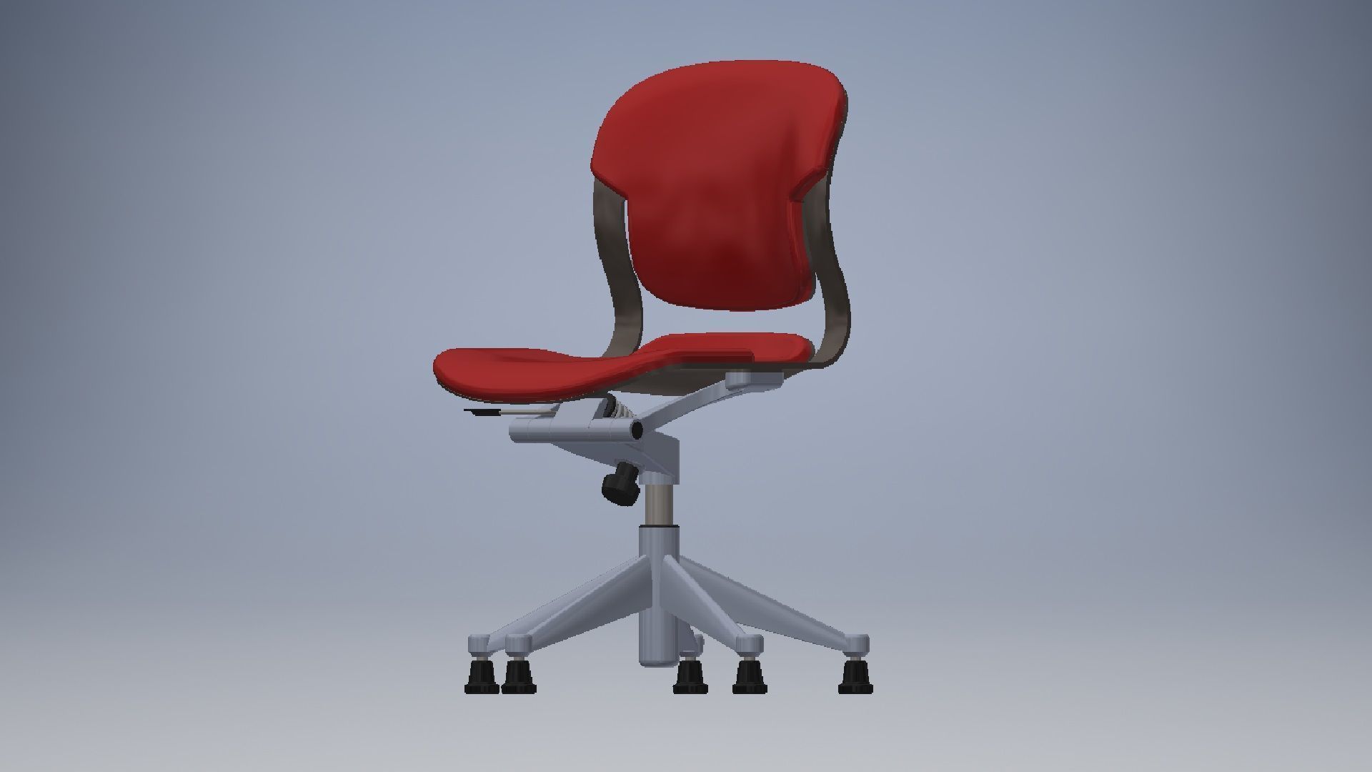 office chair 3D model 3D model_8