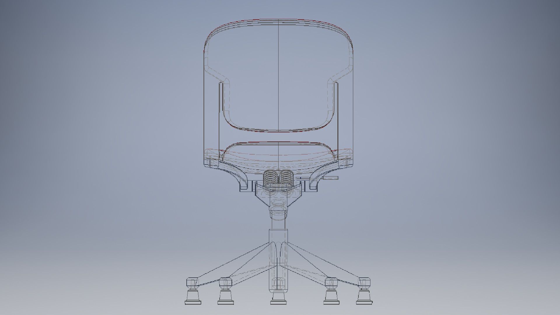 office chair 3D model 3D model_14