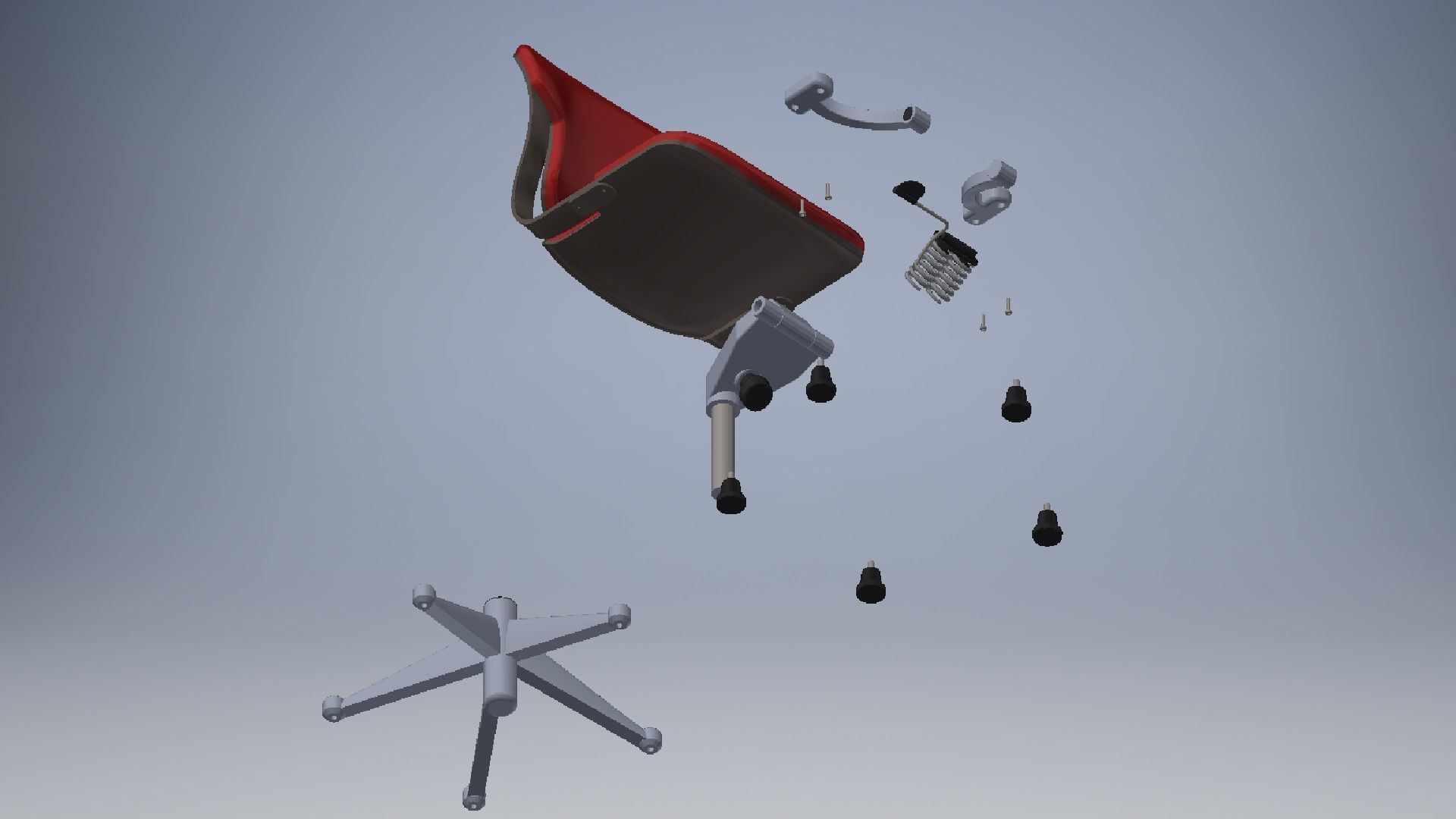 office chair 3D model 3D model_10