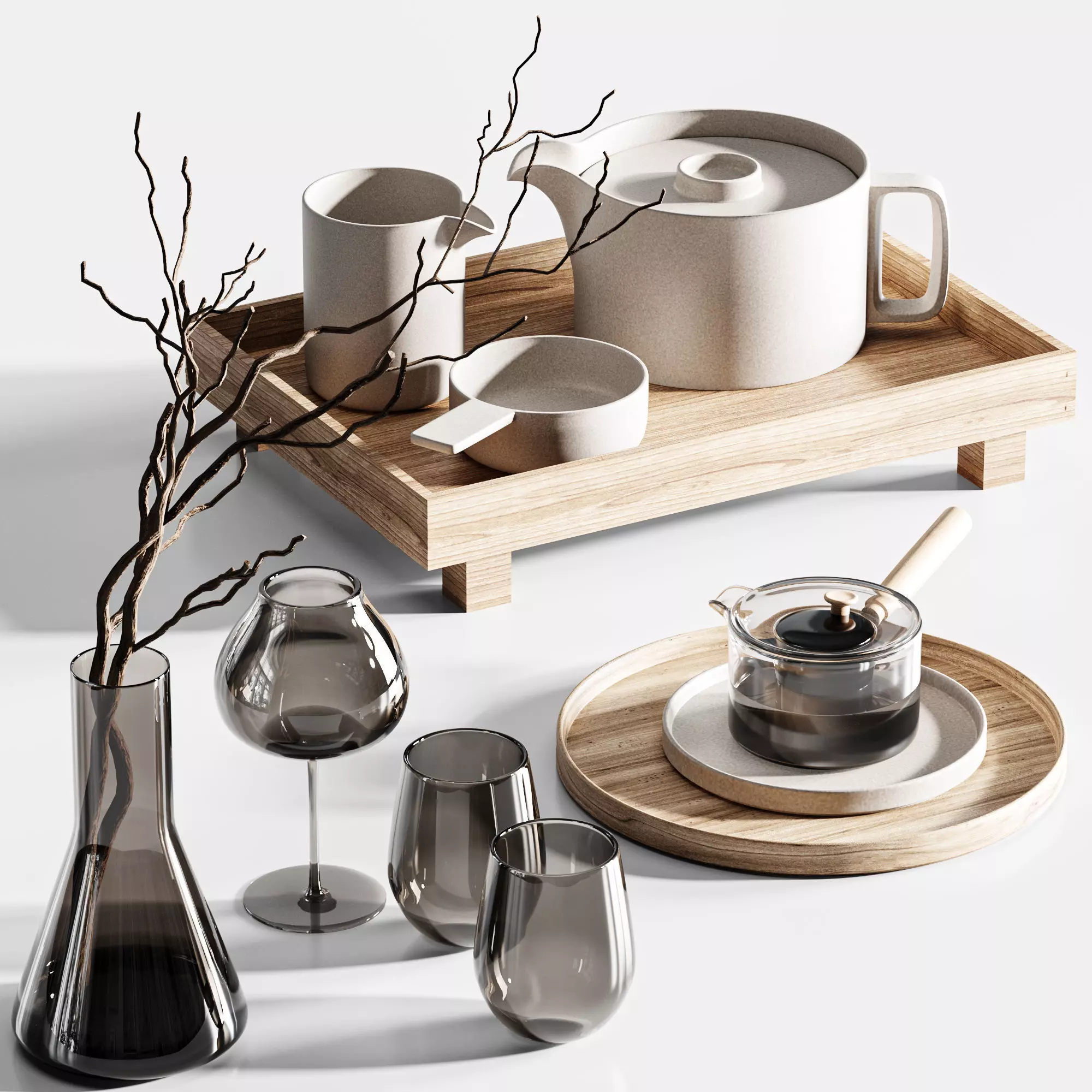 Tableware set02 3D model_0