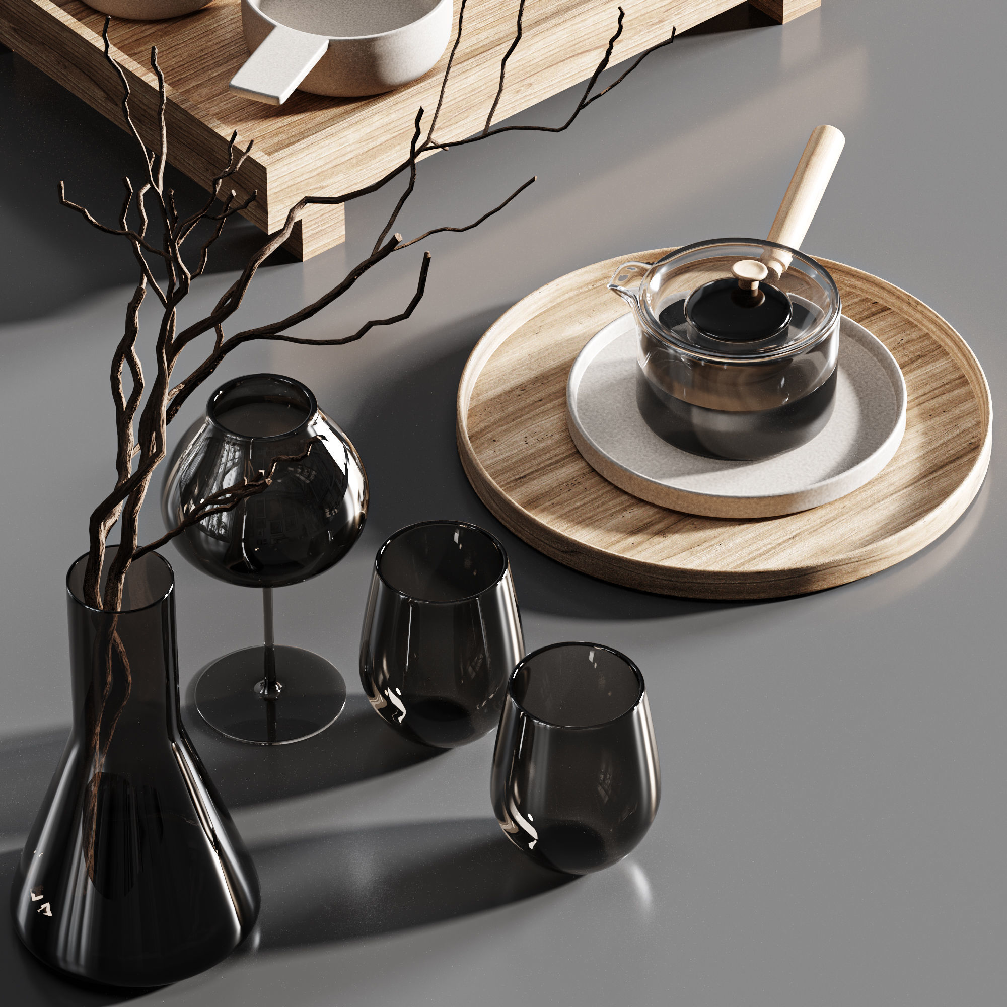 Tableware set02 3D model_3